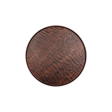 Turgla Composite dia.13.75" Round Brown Composite Plate