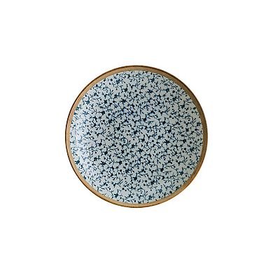 Calif dia.11" h:2.5" 57 oz. Round Decorated Porcelain Bowl (Set of 2)