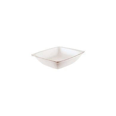 Retro 7.5" x 6.5" x h:2" 20 oz. Square Decorated Porcelain Bowl (Set of 2)