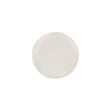 Gourmet dia.9" Round Warm White Porcelain Plate (Set of 4)