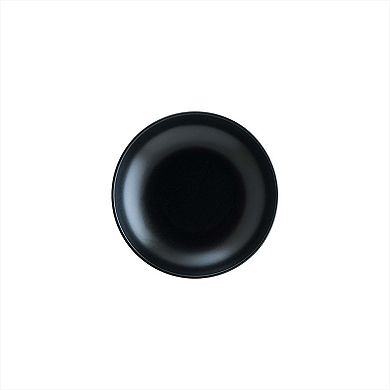 Notte dia.9" h:2" 34 oz. Round Black Porcelain Bowl (Set of 4)
