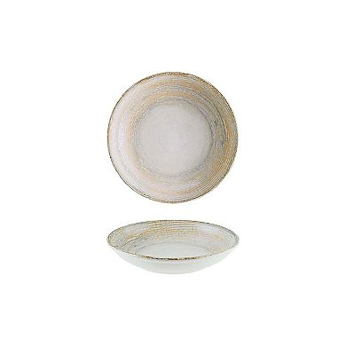 Patera dia.8" h:1.5" 17 oz. Round Decorated Porcelain Bowl (Set of 4)