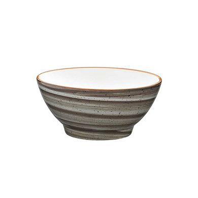 Space dia.5.5" h:2.75" 15 oz. Round Grey Porcelain Bowl (Set of 4)