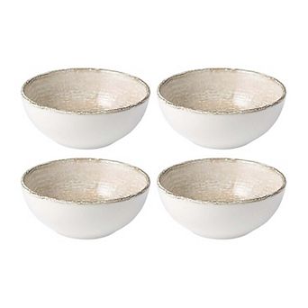 Patera dia.4.5" h:2.25" 10 oz. Round Decorated Porcelain Bowl (Set of 4)