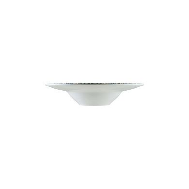 Luca Mosaic Matte dia.11" h:2.5" 14 oz. Round Decorated Porcelain Bowl (Set of 2)