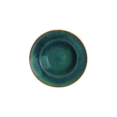 Mar dia.10.75" h:2.25" 16 oz. Round Blue Porcelain Bowl (Set of 2)