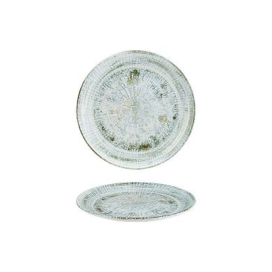 Odette dia.9" Round Decorated Porcelain Plate (Set of 4)