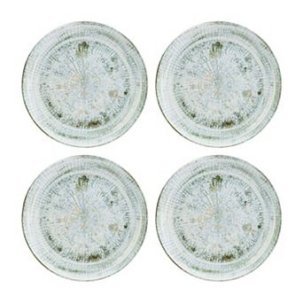 Odette dia.10.5" Round Decorated Porcelain Plate (Set of 4)