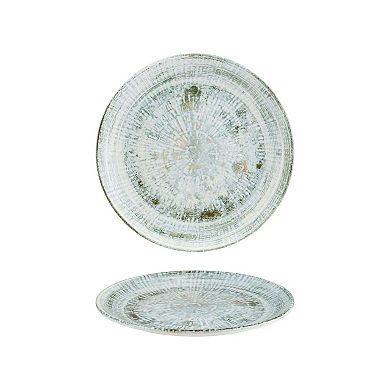 Odette dia.10.5" Round Decorated Porcelain Plate (Set of 4)