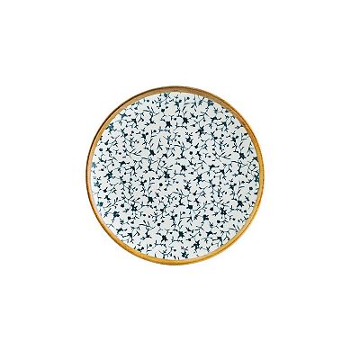 Calif dia.10.5" Round Decorated Porcelain Plate (Set of 4)