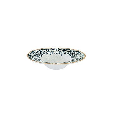 Viento dia.11" h:2.5" 14 oz. Round Decorated Porcelain Bowl (Set of 2)