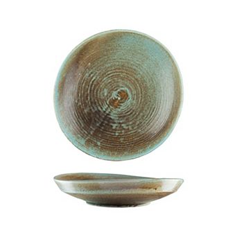 Coral dia.11.5" h:2.5" 55 oz. Round Decorated Porcelain Bowl