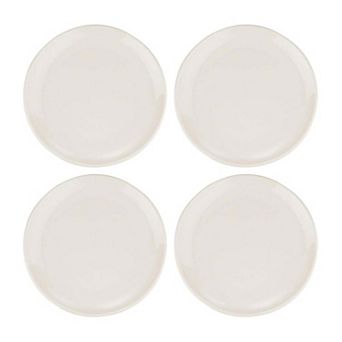Gourmet dia.10.5" Round Warm White Porcelain Plate (Set of 4)