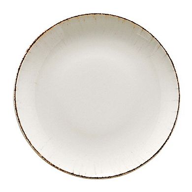 Retro dia.10" Round Decorated Porcelain Plate (Set of 4)