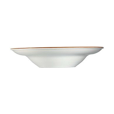 Grain dia.10.75" h:2.25" 16 oz. Round Decorated Porcelain Bowl (Set of 2)