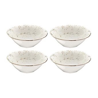 Grain dia.6.25" h:2" 13 oz. Round Decorated Porcelain Bowl (Set of 4)