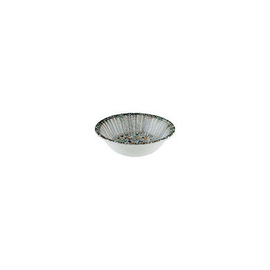 Luca Mosaic Matte dia.6.25" h:2" 13 oz. Round Decorated Porcelain Bowl (Set of 4)