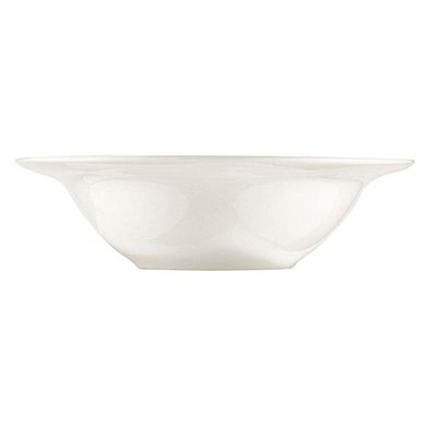 Gourmet dia.9" h:2.5" 24 oz. Round Warm White Porcelain Bowl (Set of 2)