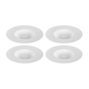 Porcelain Madrid dia.8.75" h:1.25" 6 oz. Round White Porcelain Bowl (Set of 4)