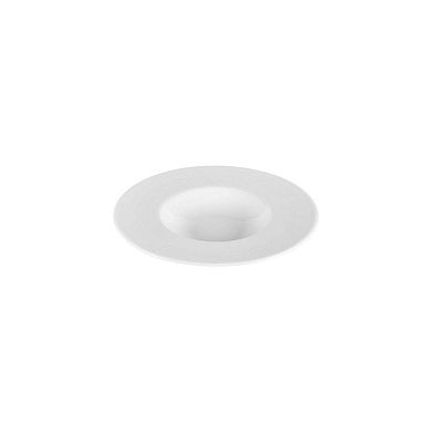 Porcelain Madrid dia.8.75" h:1.25" 6 oz. Round White Porcelain Bowl (Set of 4)