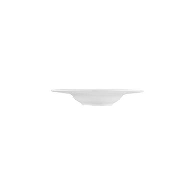 Porcelain Madrid dia.8.75" h:1.25" 6 oz. Round White Porcelain Bowl (Set of 4)