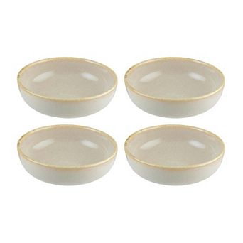 Sand dia.5.5" h:2" 15 oz. Round Beige Porcelain Bowl (Set of 4)