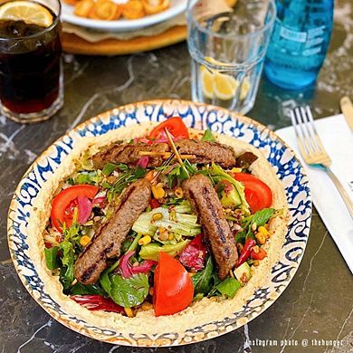 Alhambra dia.8" h:1.5" 17 oz. Round Decorated Porcelain Bowl (Set of 4)