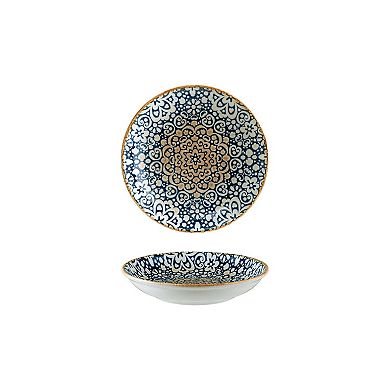Alhambra dia.8" h:1.5" 17 oz. Round Decorated Porcelain Bowl (Set of 4)