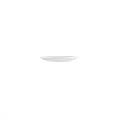 Porcelain Delta-Coupe dia.6" Round White Porcelain Plate (Set of 4)