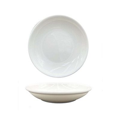 Gourmet dia.8" h:1.5" 17 oz. Round Warm White Porcelain Bowl (Set of 4)
