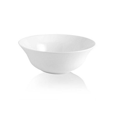 Porcelain Delta-Coupe dia.6.25" h:1.75" 14 oz. Round White Porcelain Bowl (Set of 4)