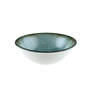 Madera dia.6.25" h:2" 13 oz. Round Decorated Porcelain Bowl (Set of 4)