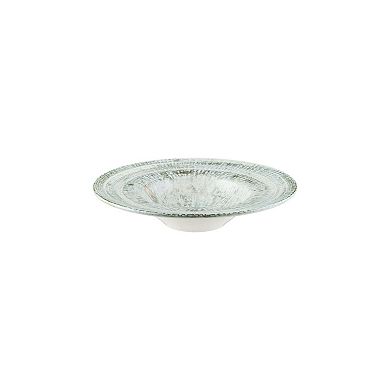 Odette dia.11" h:2.5" 14 oz. Round Decorated Porcelain Bowl (Set of 2)