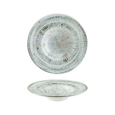 Odette dia.11" h:2.5" 14 oz. Round Decorated Porcelain Bowl (Set of 2)