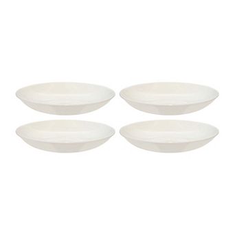 Gourmet dia.9" h:2" 34 oz. Round Warm White Porcelain Bowl (Set of 4)