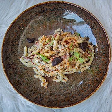 Tierra dia.11" h:2.5" 57 oz. Round Brown Porcelain Bowl (Set of 2)