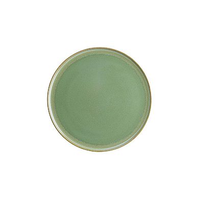 Sage dia.11" Round Green Porcelain Plate