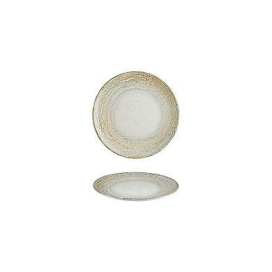 Patera dia.6.75" Round Decorated Porcelain Plate (Set of 4)