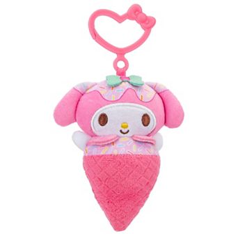 My Melody 4-Inch Ice Cream Clip-On Plush Toy