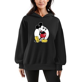 Women's Disney's Mickey Mouse Classic Oversized Fleece Crew Sweatshirt