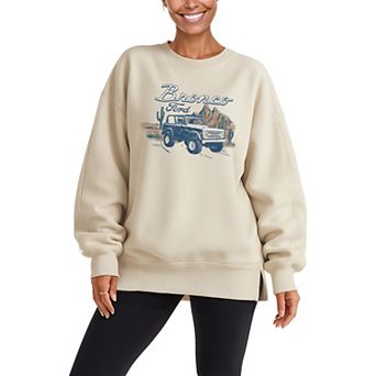 Women's Ford Bronco Desert Oversized Fleece Crew Sweatshirt