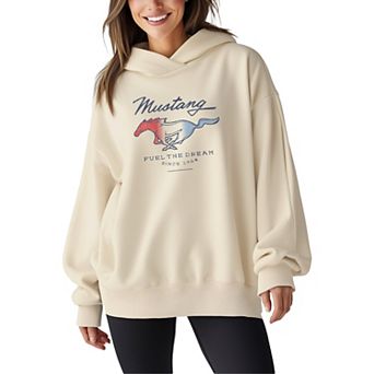 Women's Ford Mustang Fuel The Dream 64 Oversized Fleece Hoodie Sweatshirt