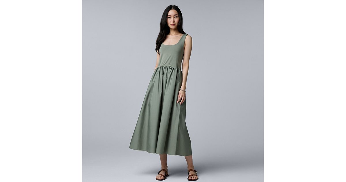 vera wang olive green dress Womens Green Simply Vera Vera Wang Dresses, Clothing