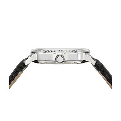 Porsamo Bleu Veritas2 Men's Leather Band Watch - 1362GVEL