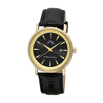 Porsamo Bleu Veritas2 Men's Leather Band Watch - 1362GVEL