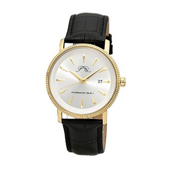 Porsamo Bleu Veritas2 Men's Leather Band Watch - 1362GVEL