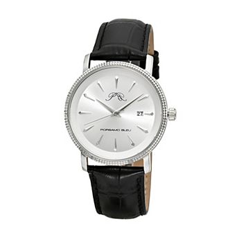 Porsamo Bleu Veritas2 Men's Leather Band Watch - 1362GVEL