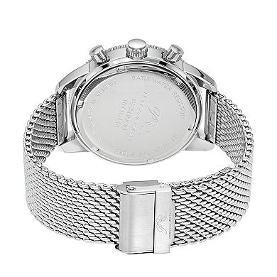 Porsamo Bleu Brandon Men's Chronograph Stainless Steel Bracelet Watch - 1011EBRS