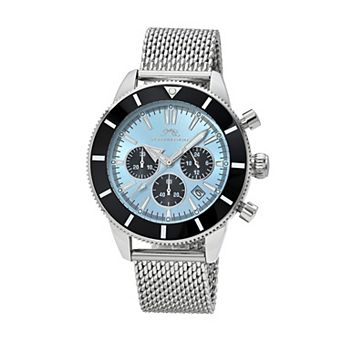 Porsamo Bleu Brandon Men's Chronograph Stainless Steel Bracelet Watch - 1011EBRS
