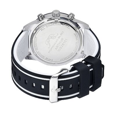 Porsamo Bleu Arthur Men's Chronograph Silicone Strap Watch - 1092BARR